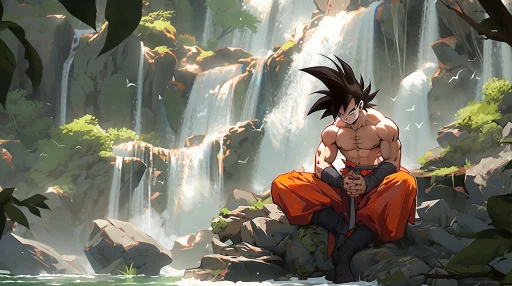 Download Goku Meditating 4K Live Wallpaper