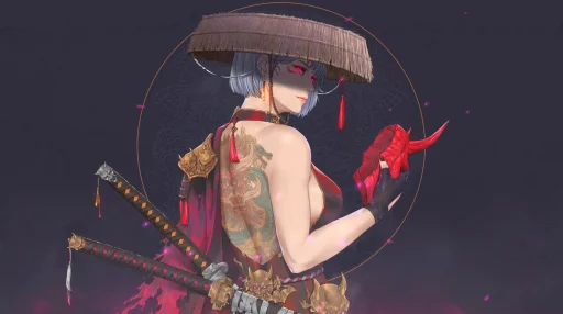 Download Oni Girl Samurai Live Wallpaper