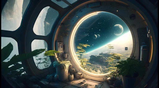 Download Space Window Ambience Live Wallpaper