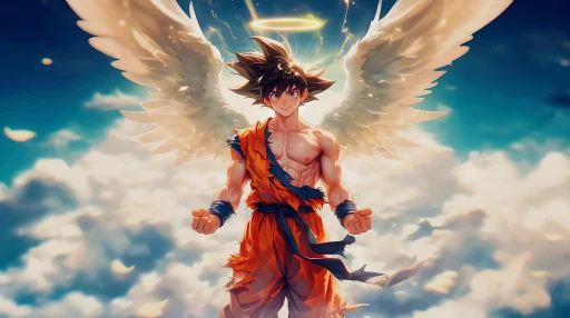 Download Goku Angel Live Wallpaper