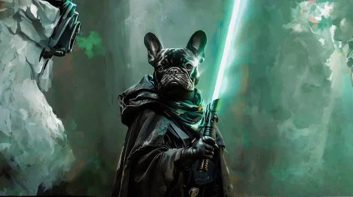 Download Bulldog Jedi Live Wallpaper