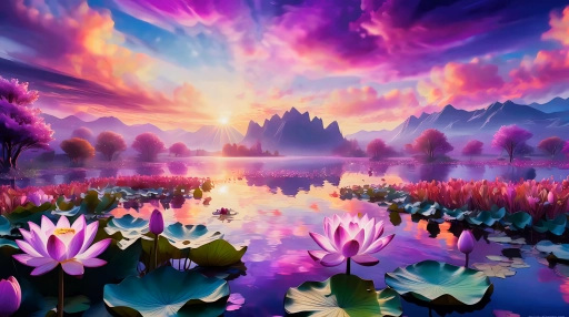 Download Lotus Lake Dreamscape Live Wallpaper