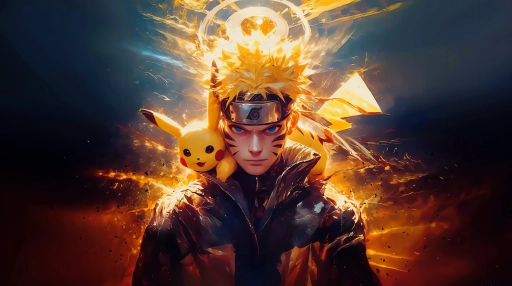 Download Naruto vs Pikachu Live Wallpaper