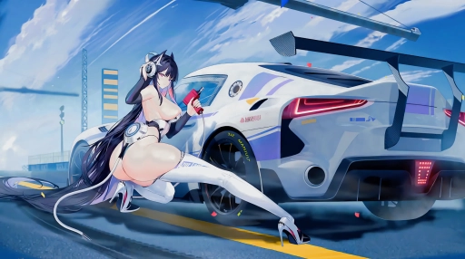 Download Azure Lane Race Car Live Wallpaper