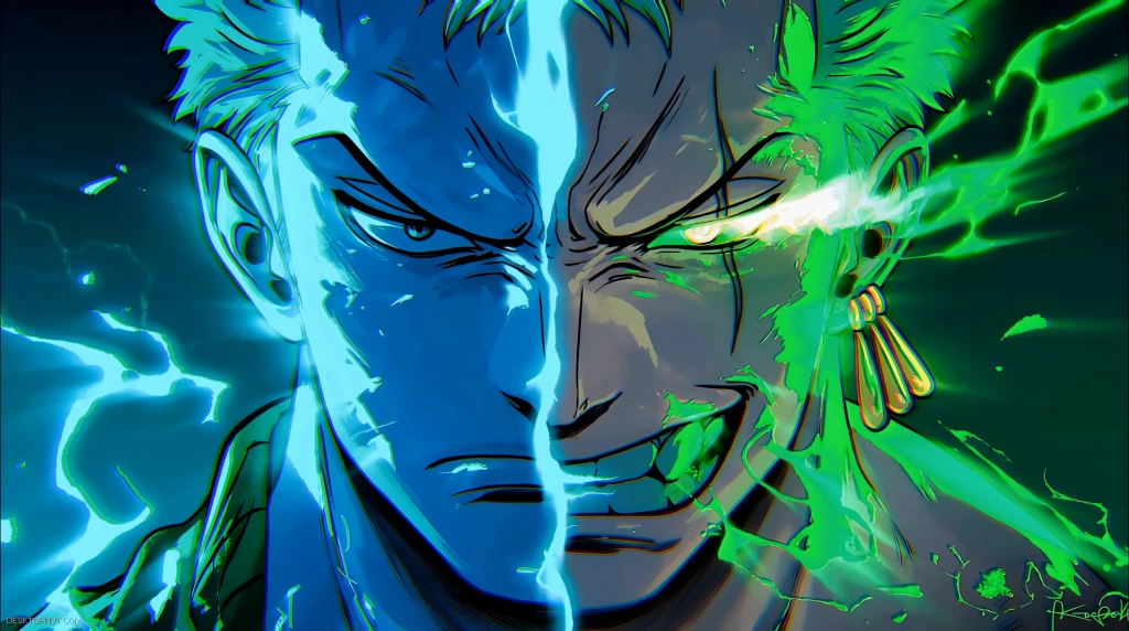 Download Roronoa Zoro Split Face Live Wallpaper