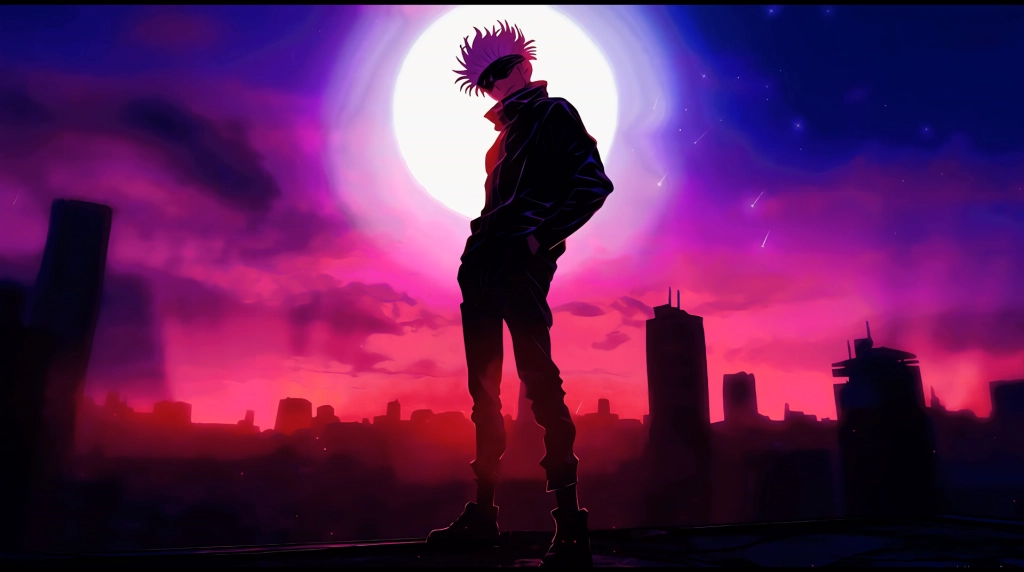 Download Jujutsu Kaisen: Gojo Night Time Live Wallpaper