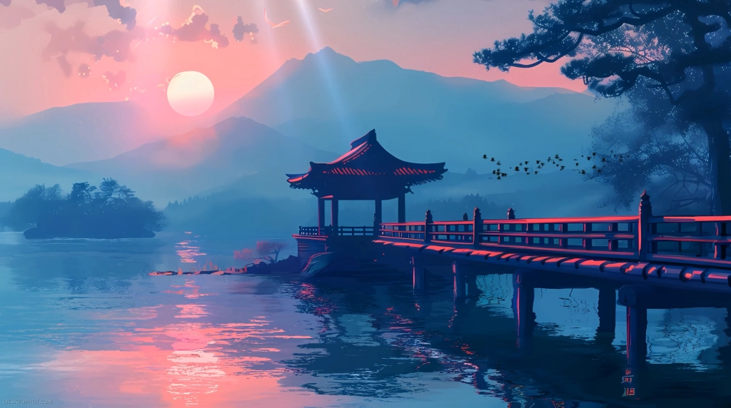 Download Japan Lake Dreamscene Live Wallpaper