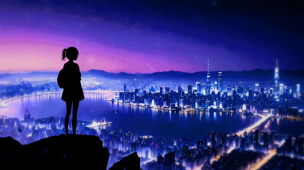 Download City of the Falling Stars Live Wallpaper