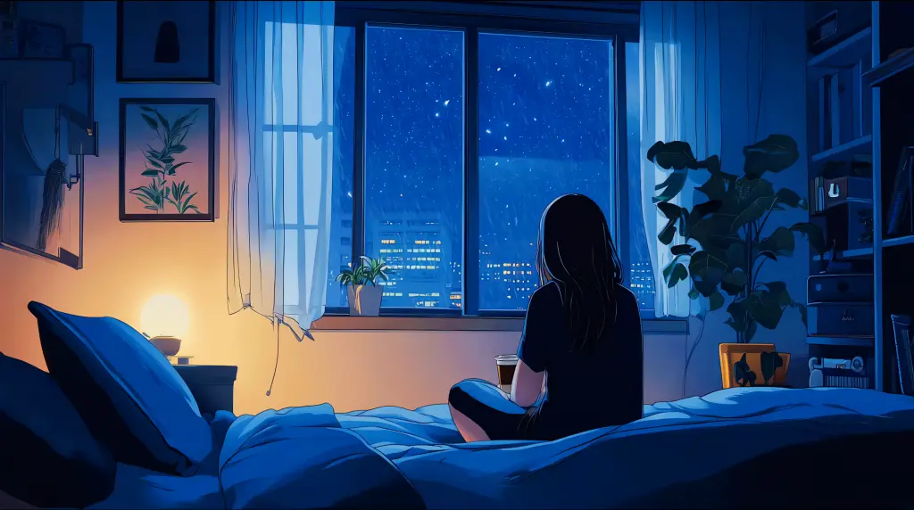 Download Late Night Rain Lofi Live Wallpaper