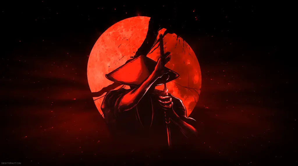 Download Cimson Moon Samurai Live Wallpaper