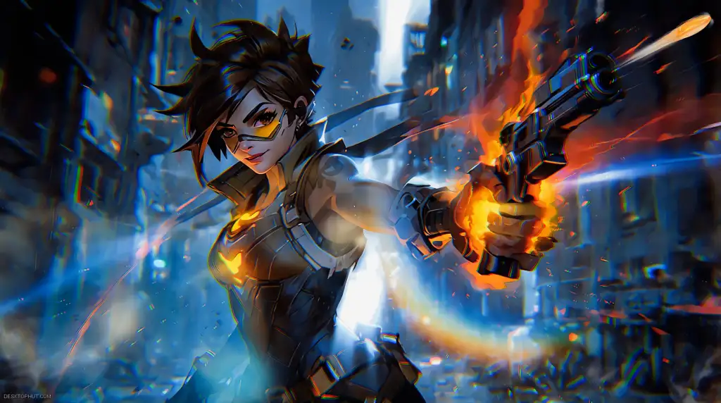 Download Tracer Overwatch Live Wallpaper