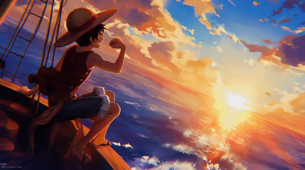 Download One Piece Luffy Sunset Live Wallpaper