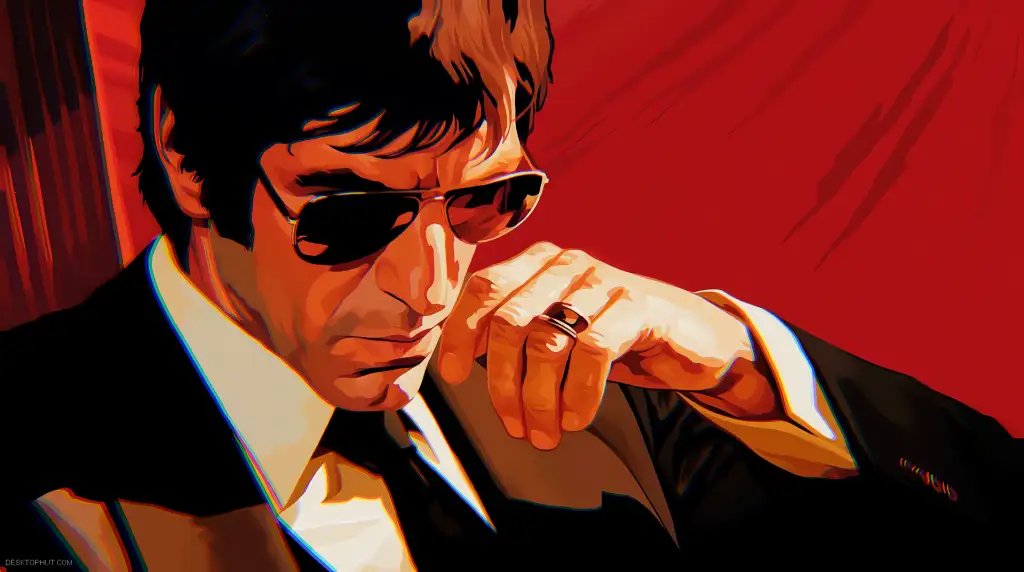 Download Aesthetic Scarface Red Live Wallpaper