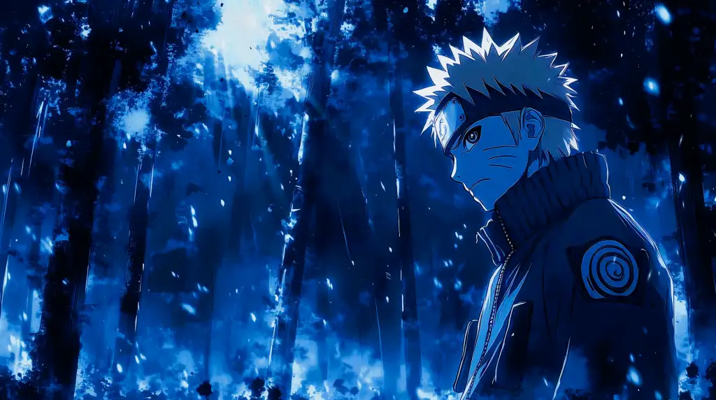 Download Naruto in Blue Forest Live Wallpaper