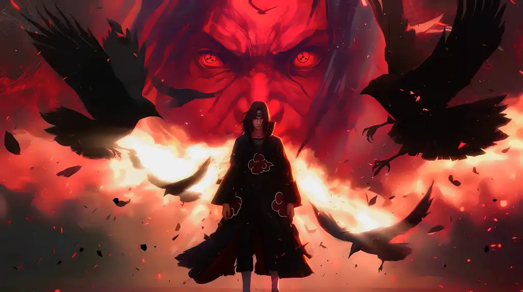 Download Angry Itachi | Murder of Crows - Live Wallpaper