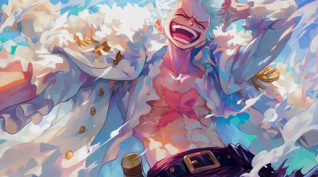 Download Luffy White Flame - Live Wallpaper