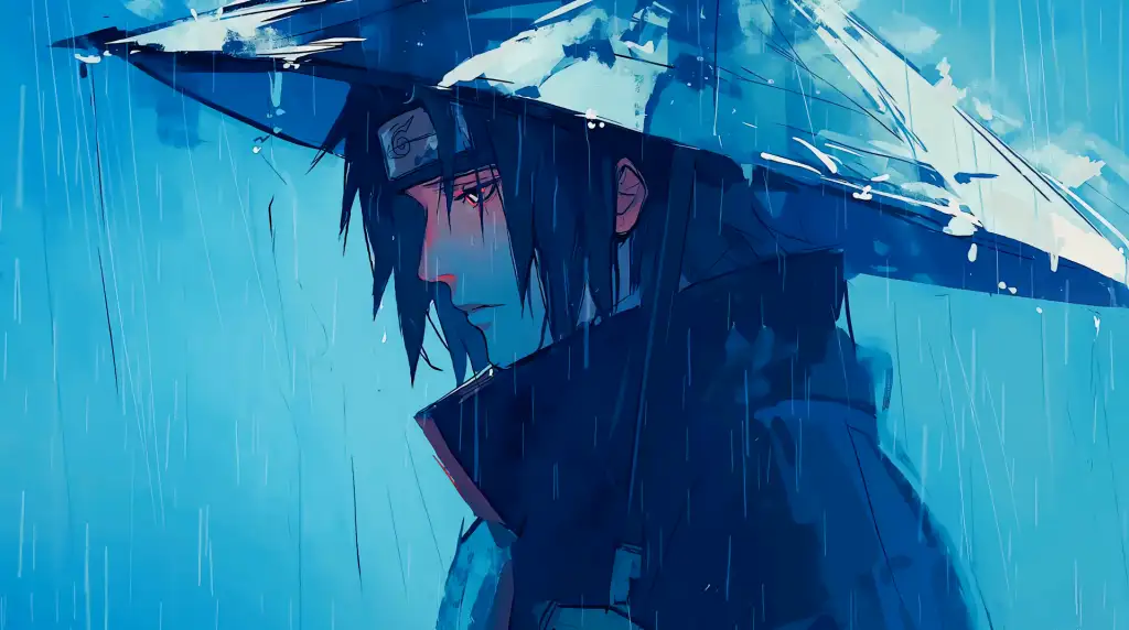 Download Silent Itachi: Rain of Reflection - Live Wallpaper