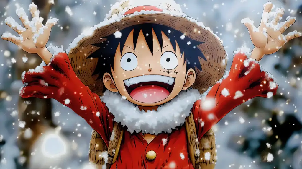 Download Luffy Winter | One Piece - Live Wallpaper