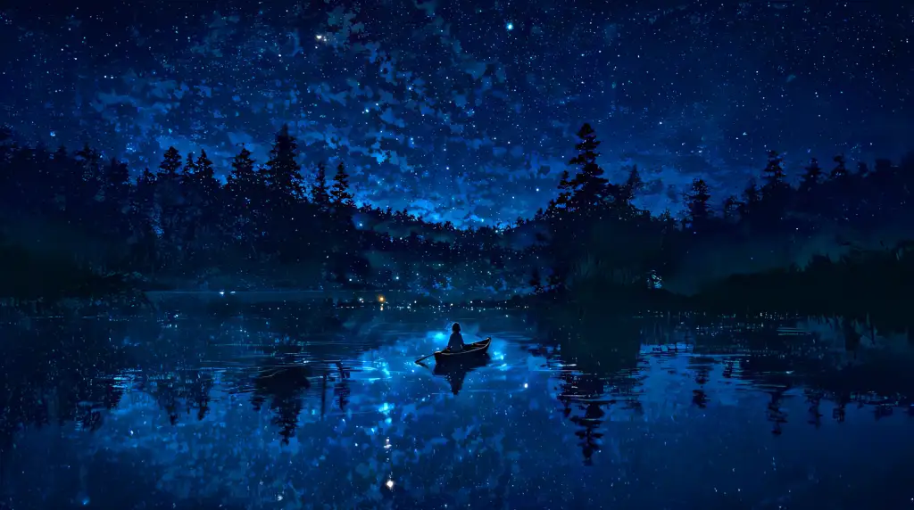 Download Stargazing Night Boat Live Wallpaper