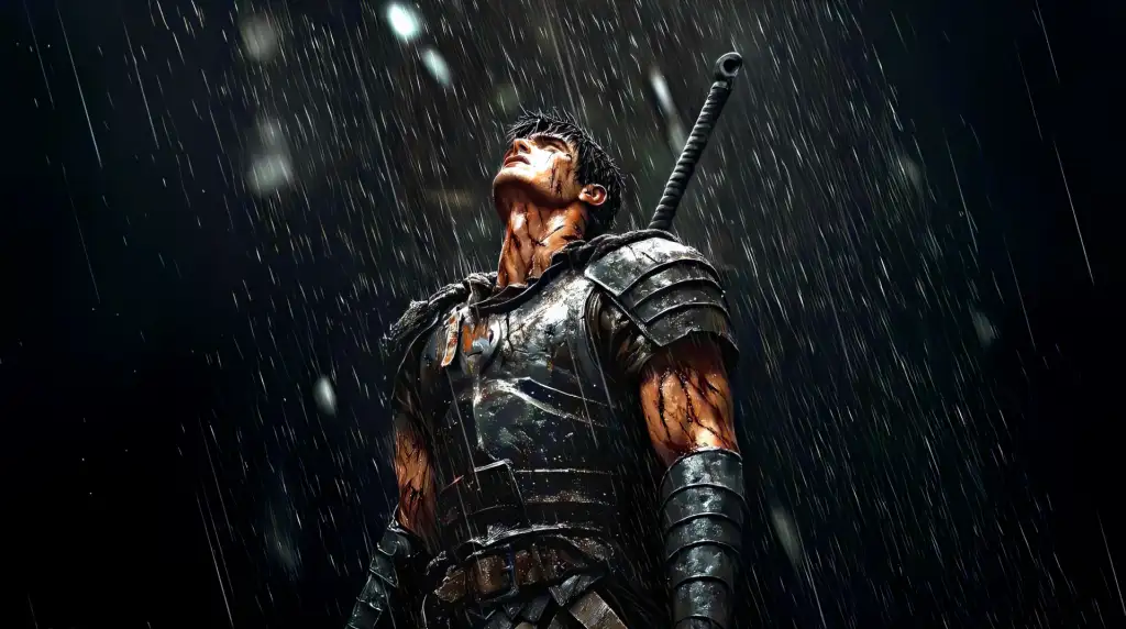 Download Guts | Berserk Rain Live Wallpaper