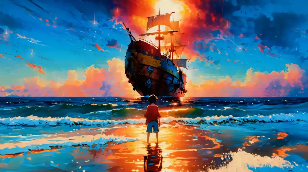 Download One Piece: Luffy Kid Pirate Ship Adventure - Live Wallpaper