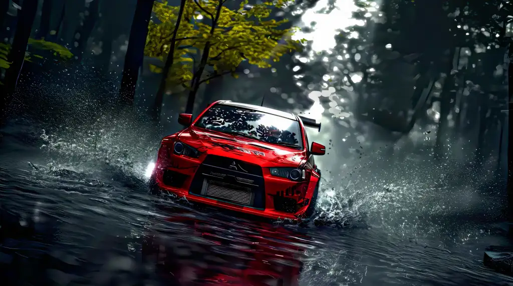 Download Scarlet Drift Racer Live Wallpaper