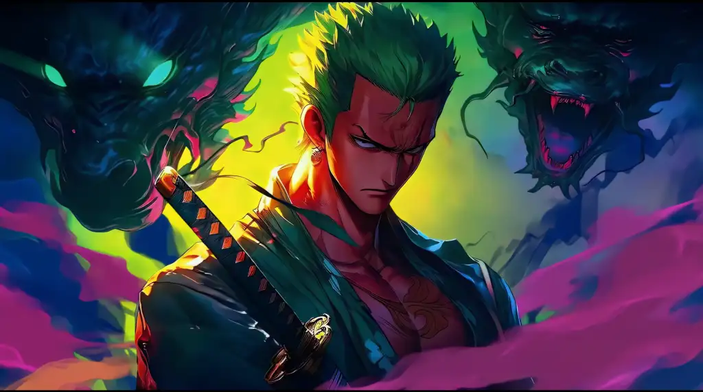 Download Roronoa Zoro Twin Dragon | One Piece Live Wallpaper