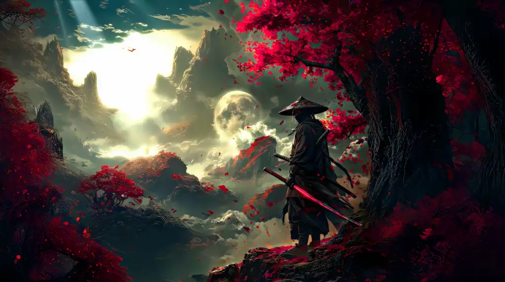 Download Samurai of the Red Lands Live Wallpaper