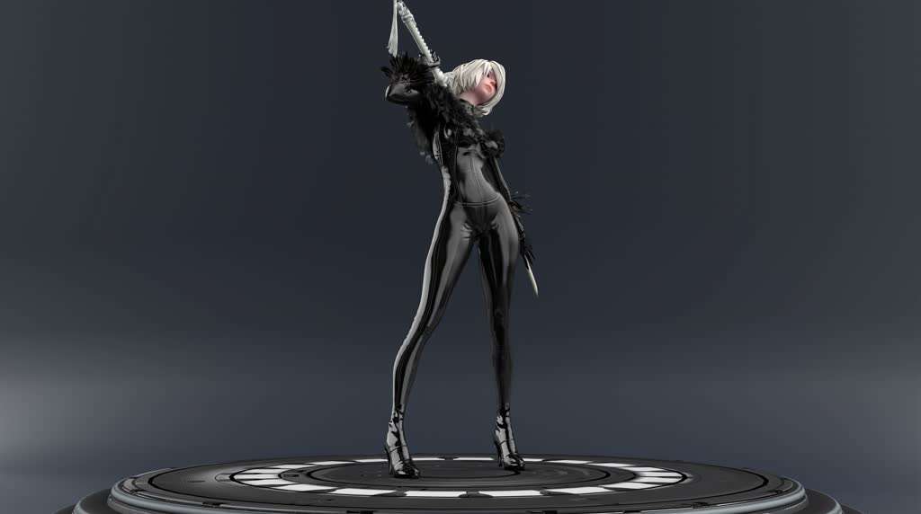 Download 2B Bodysuit Live Wallpaper