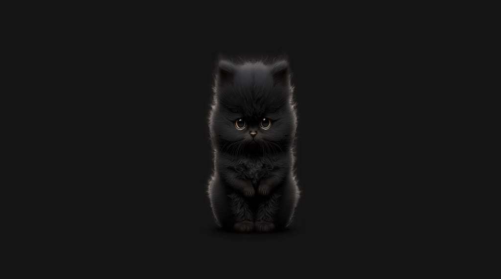 Download Super Cute Black Kitty Live Wallpaper