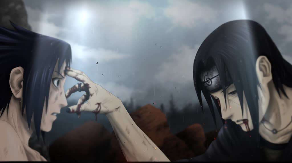 Download Uchiha Sasuke 2560x1440px (2K) Animated Wallpaper