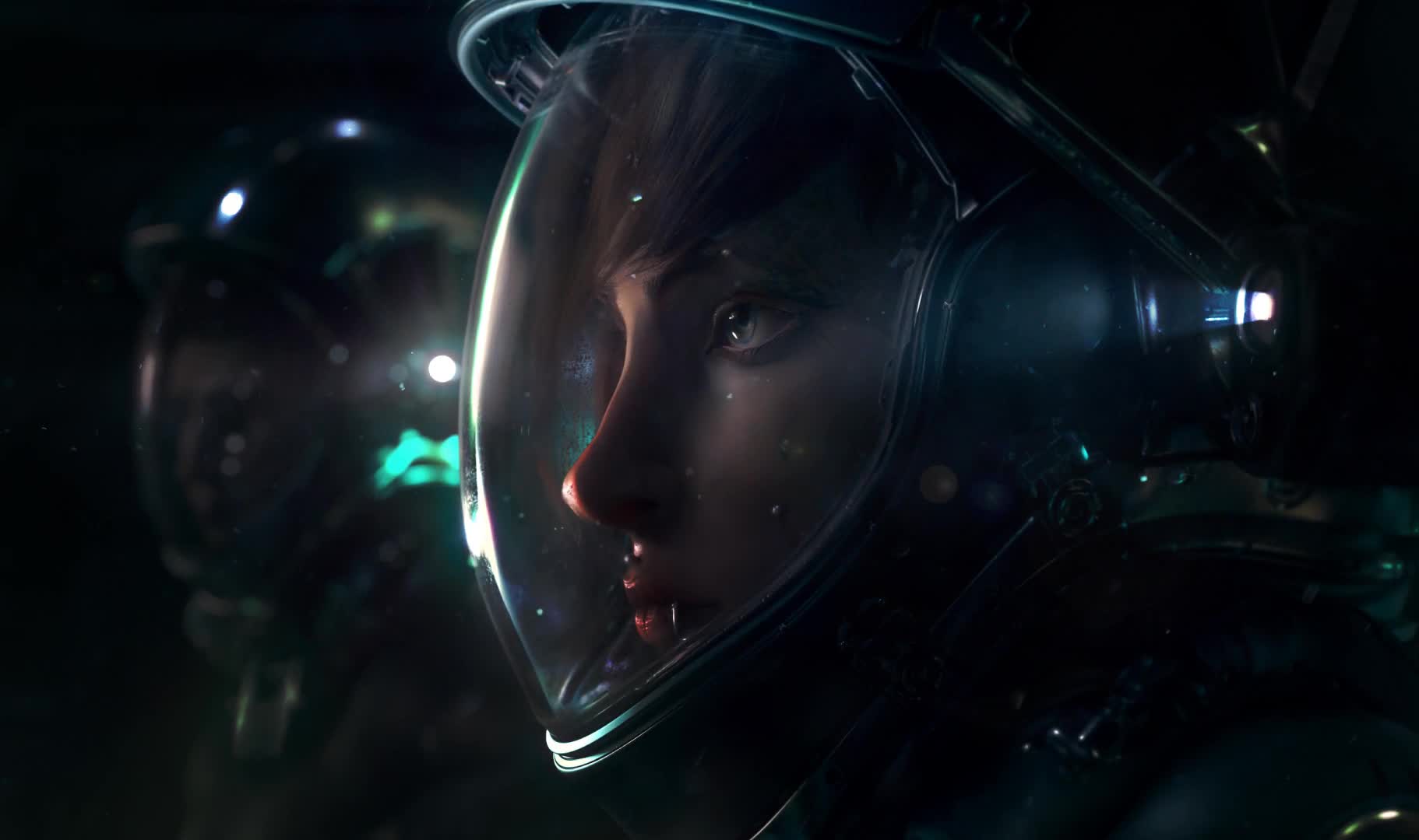 Download Space Girl Live Wallpaper