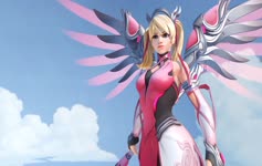 Download Pink Mercy Overwatch Live Wallpaper Free