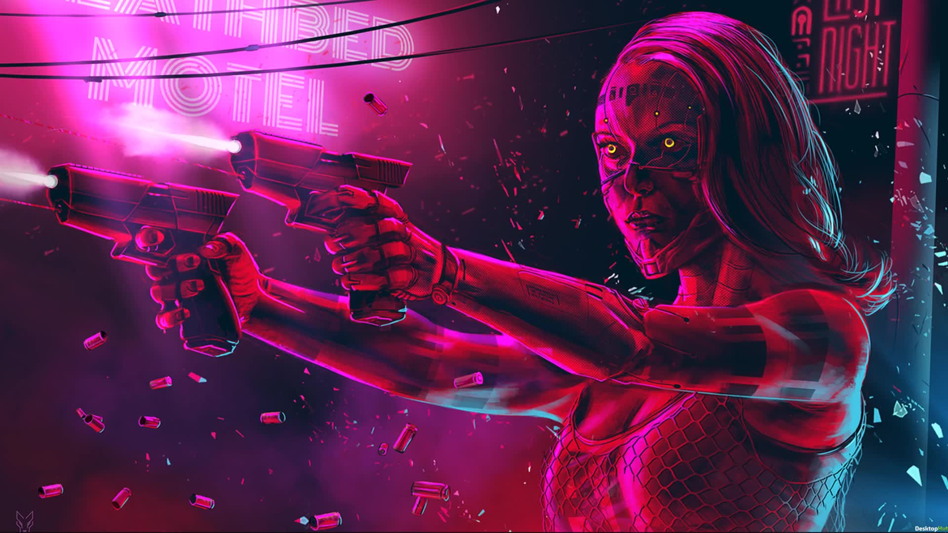 Download Cyberpunk Assassin Girl Live Wallpaper