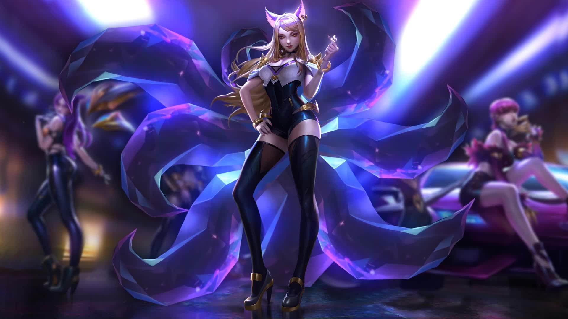 Download Kda Ahri Heart Live Wallpaper