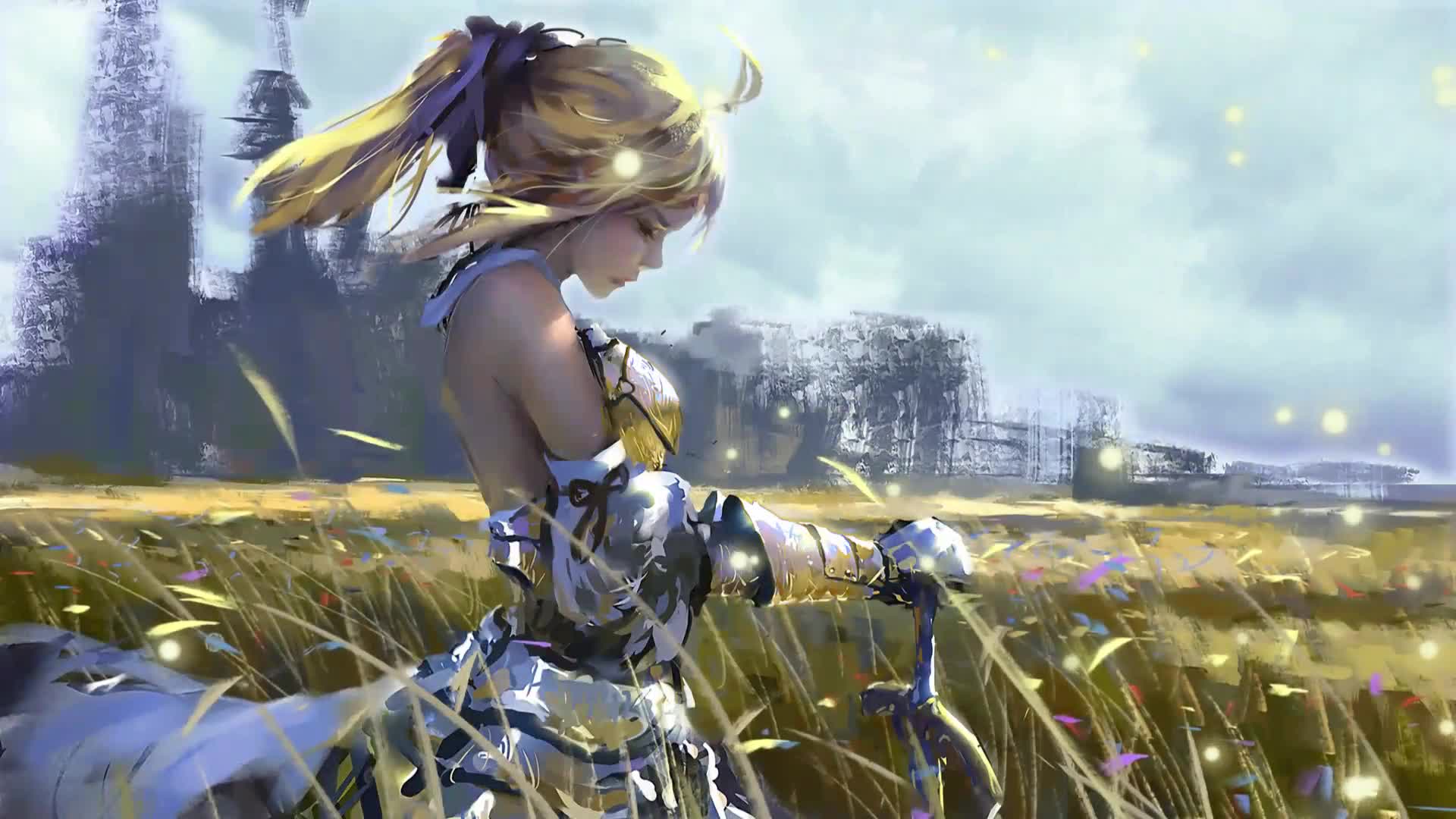 Download Fate Saber Field Live Wallpaper