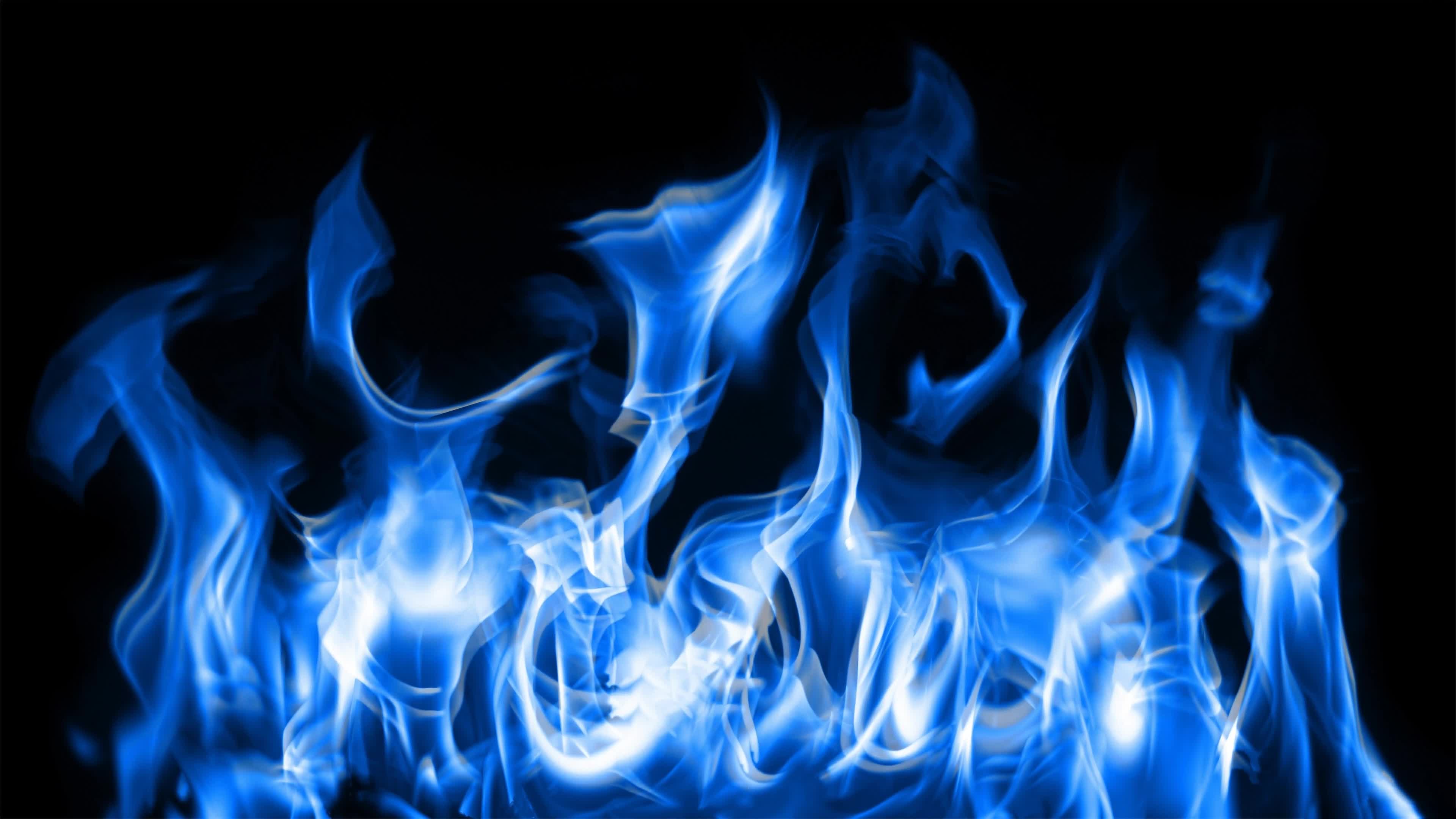 Download Blue  Fire  Abstract  Flame  4K  Live  Wallpaper