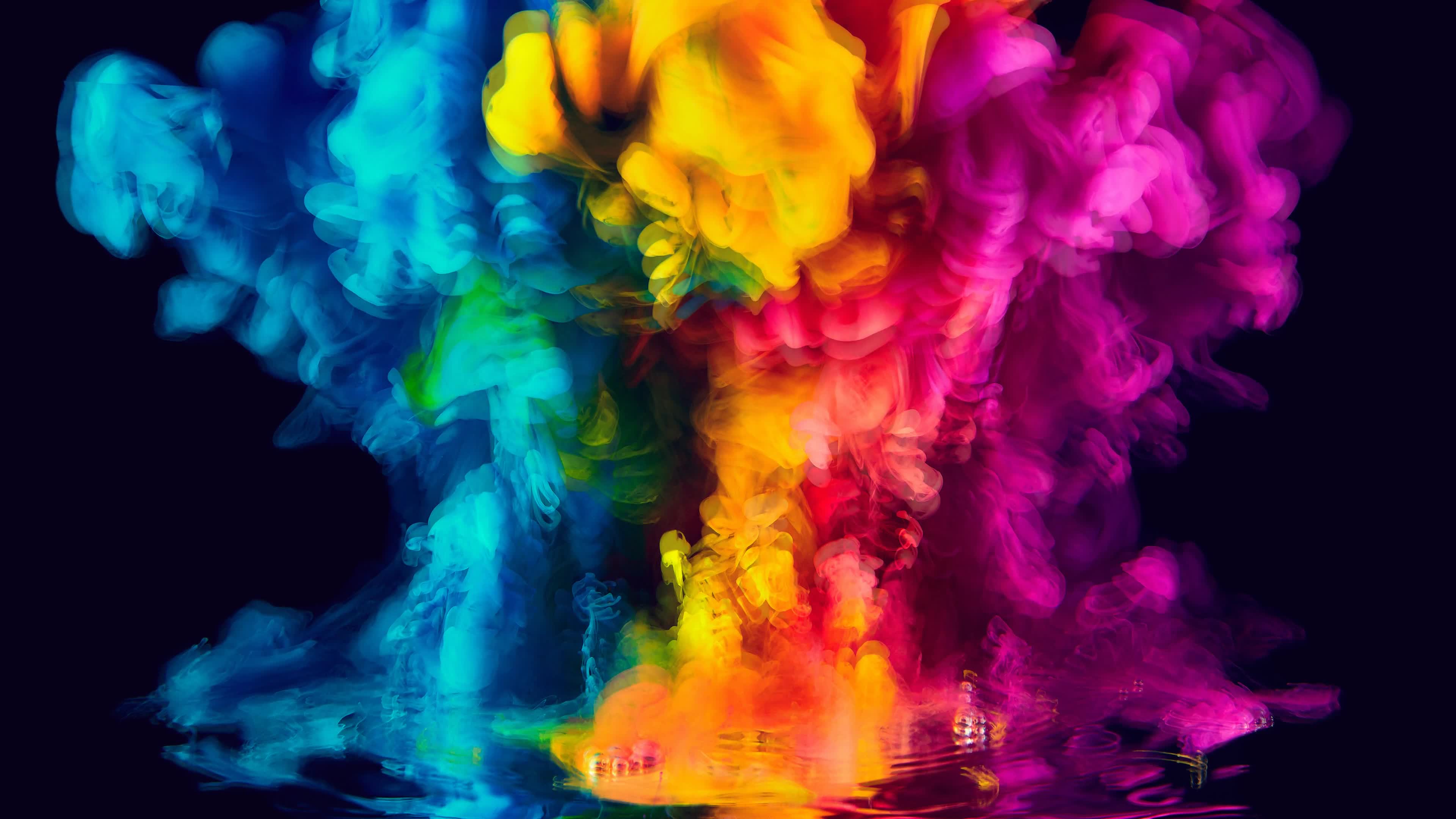 Download Cool  Colorful  Smoke  4K  Live  Wallpaper