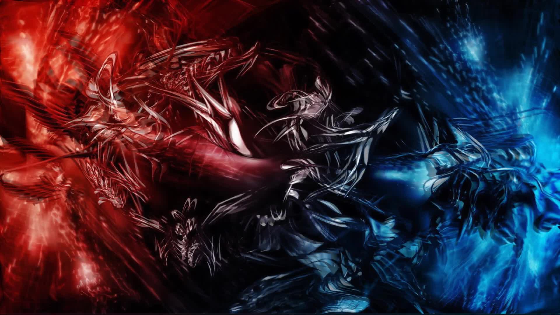 Download Red  Vs  Blue  Abstract  Live  Wallpaper