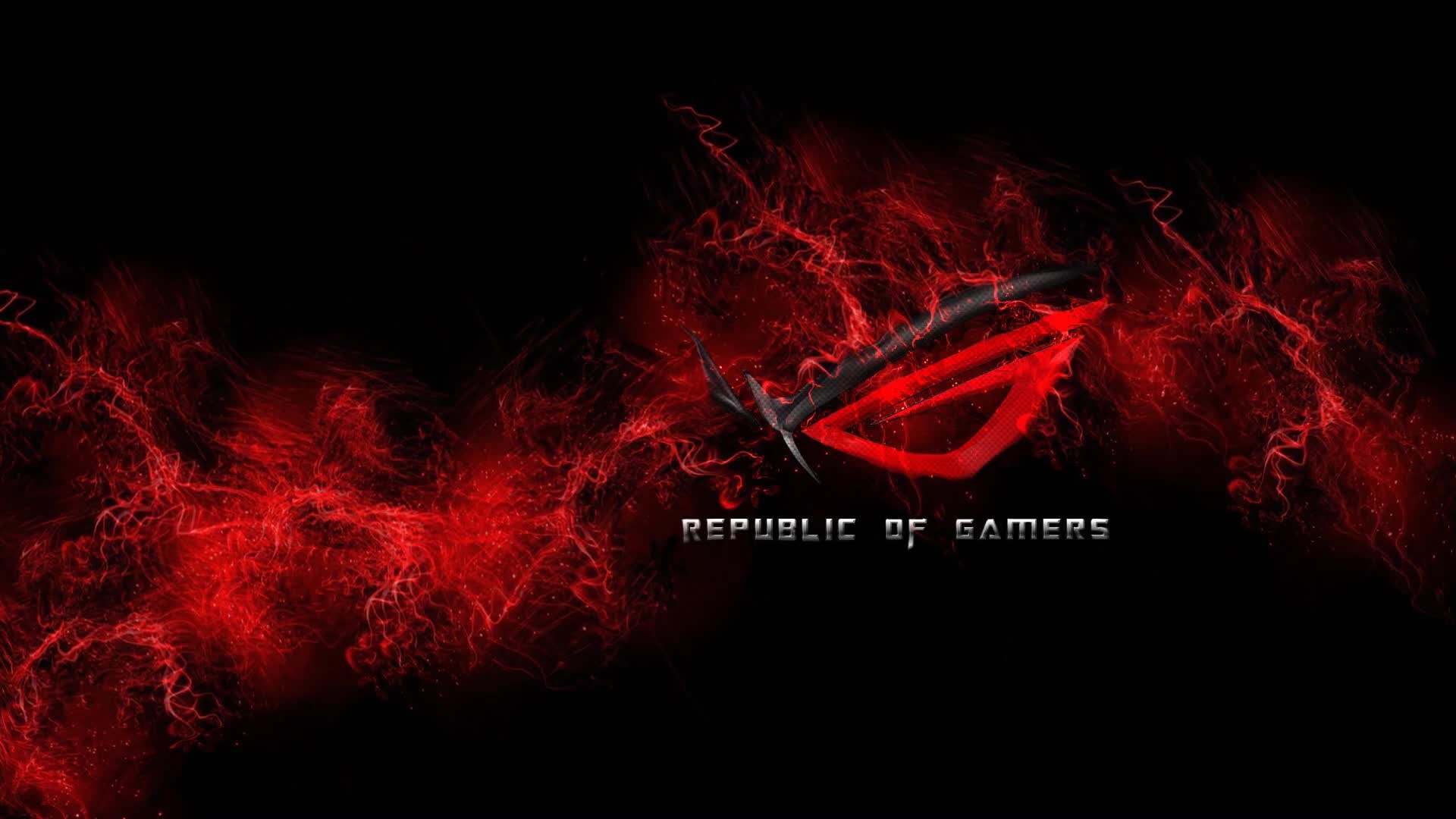 Download Republic  Of  Gamers  Logo  Live  Wallpaper