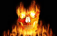 Download Skull  Fire  Flame  Horror  Live  Wallpaper
