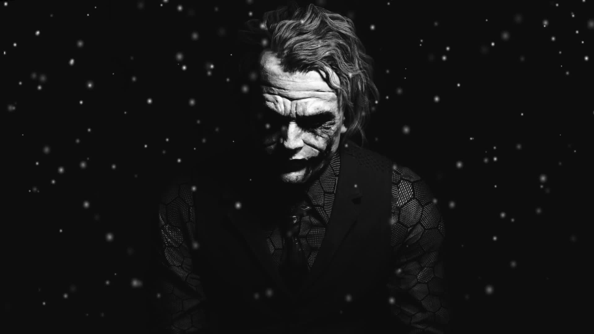 Download Joker Black White Live Windows Wallpaper