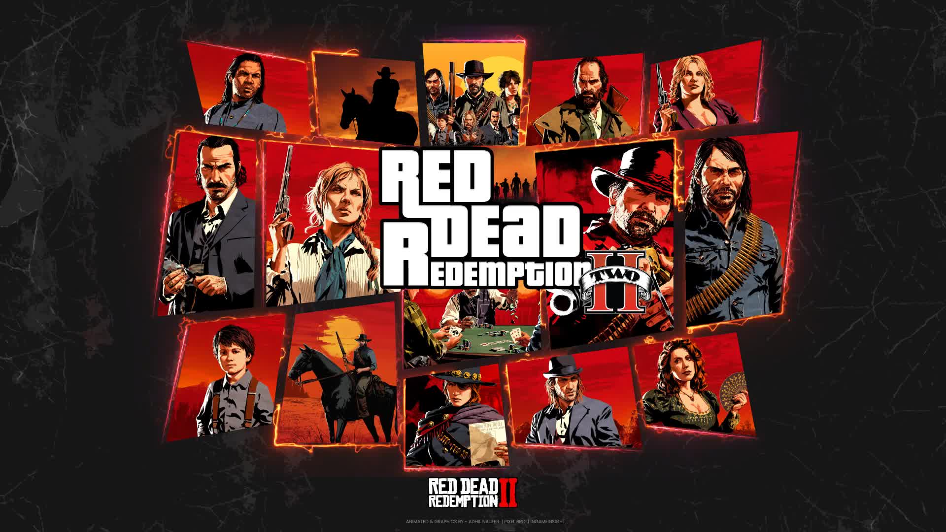 Download Red Dead Redemption Grid Live Wallpaper