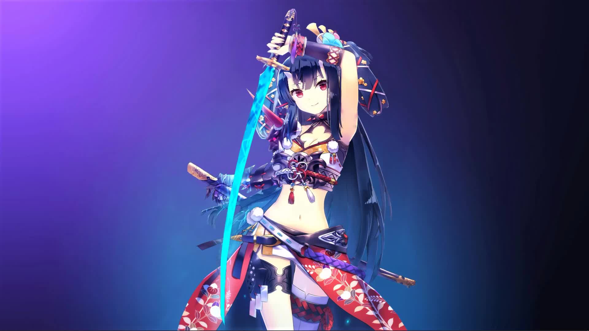 Download Cute Beautiful Samurai Anime Girl Live Wallpaper