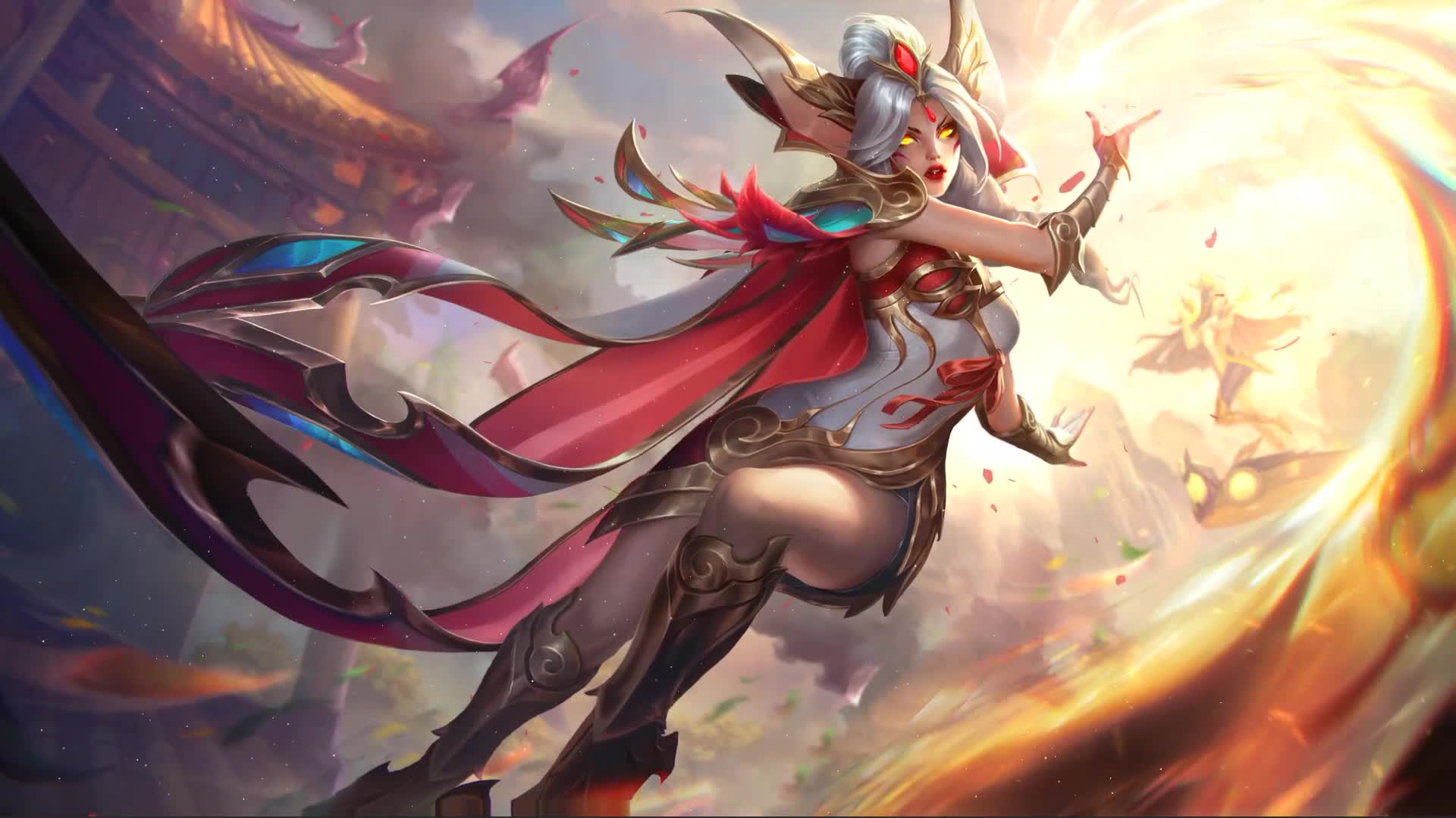 Download Prestige Phoenix Xayah League Of Legends Live Wallpaper