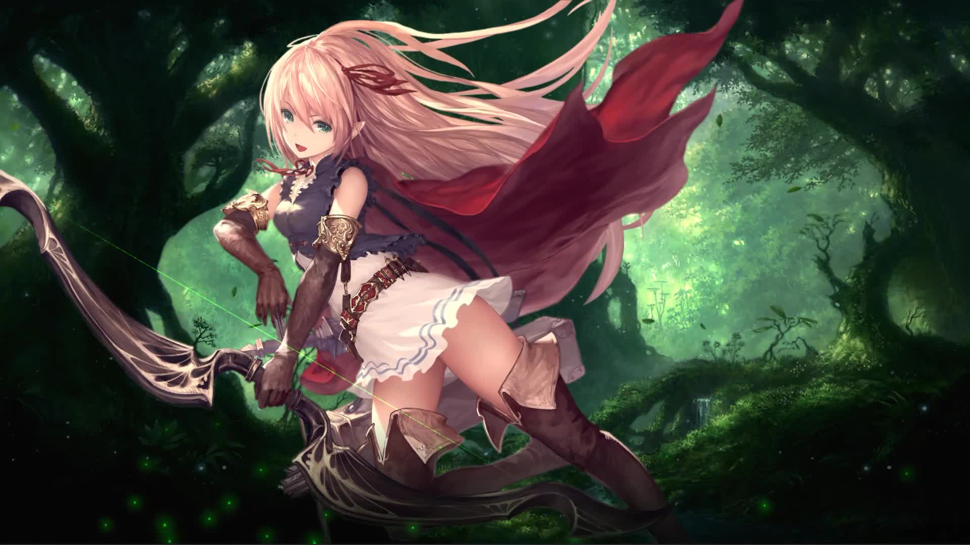 Download Arisa Sylvan Archer From Shadowverse Anime Video Desktop Background