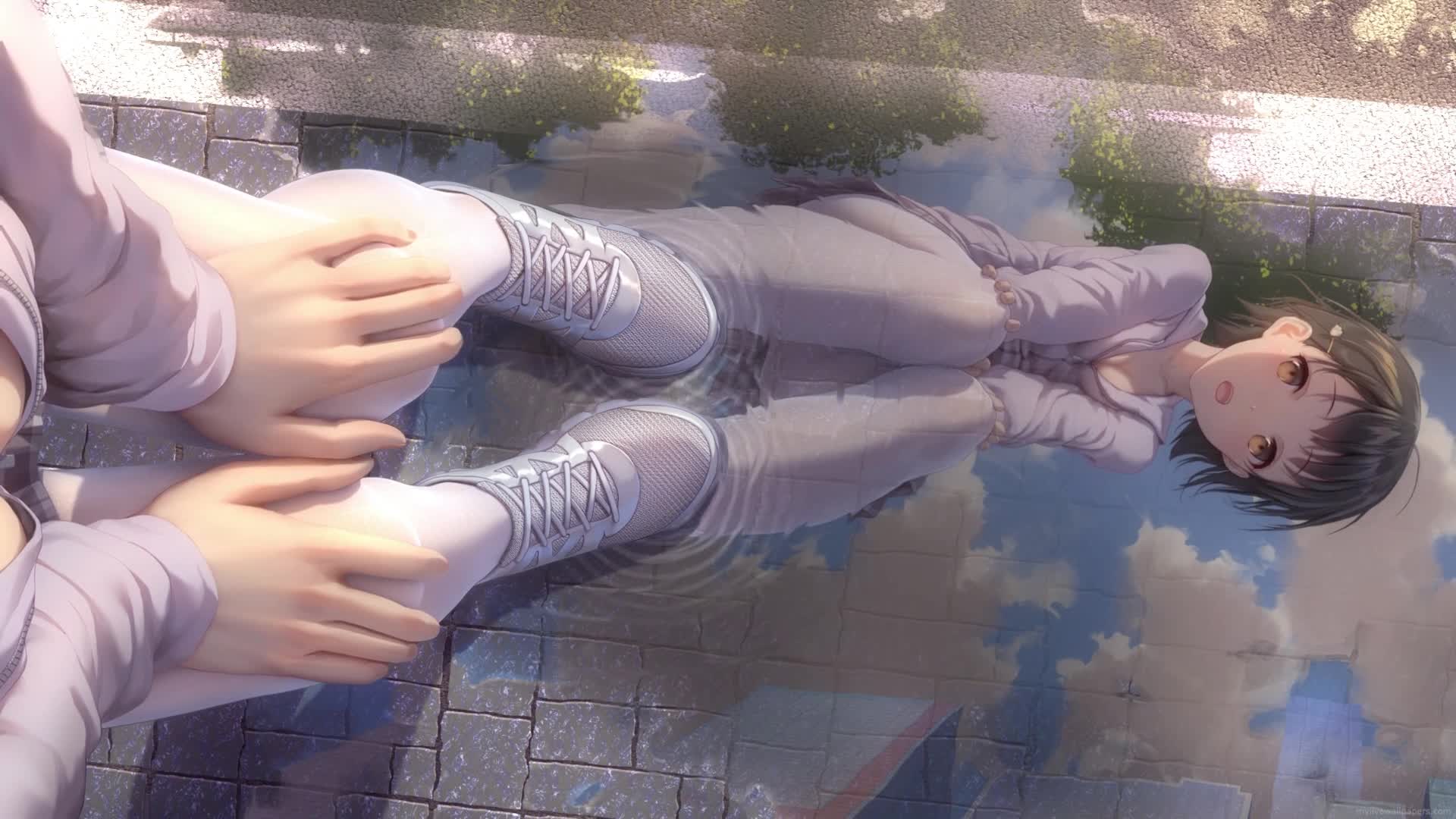 Download Anime Girl Reflections Live Wallpaper