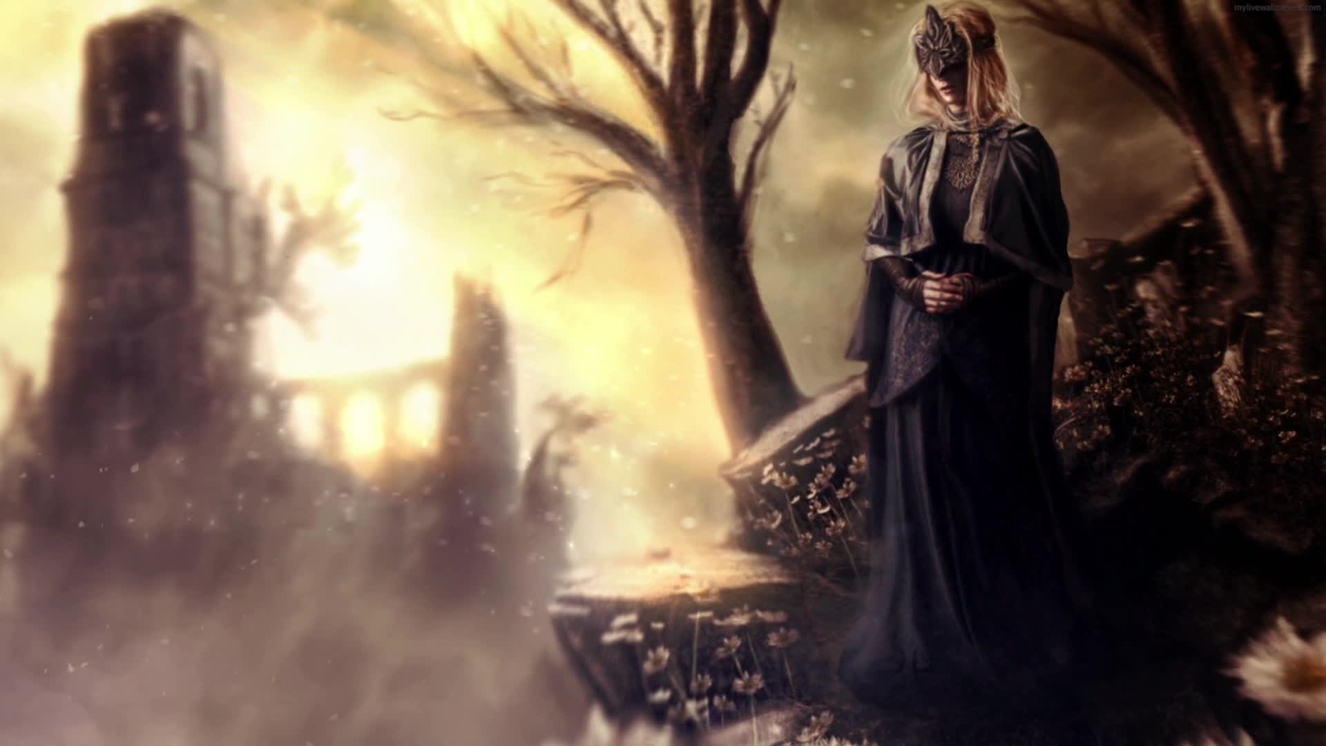 Download PC Animated Fire Keeper Dark Souls Live Wallpaper