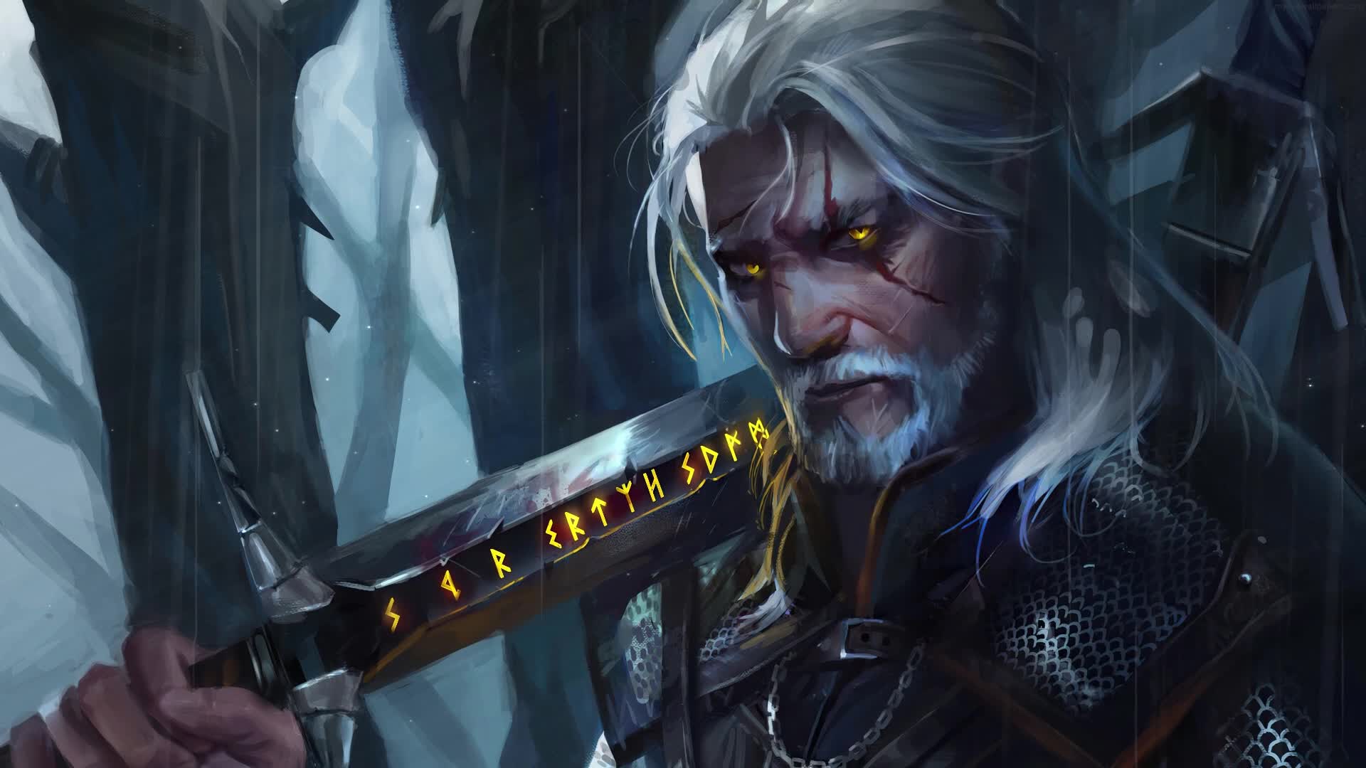 Download PC Animated Geralt Live Wallpaper