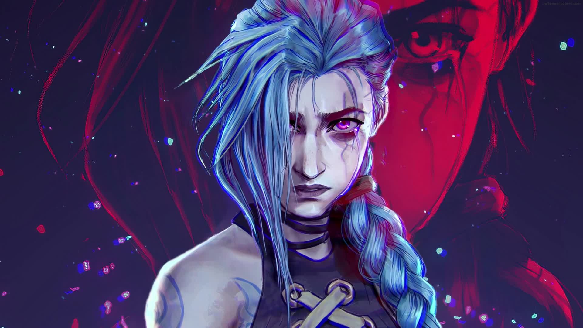 Download PC Animated Jinx Paranoia Live Wallpaper